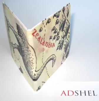 Recycled poster wallet from Zealandia's Adshel campaign